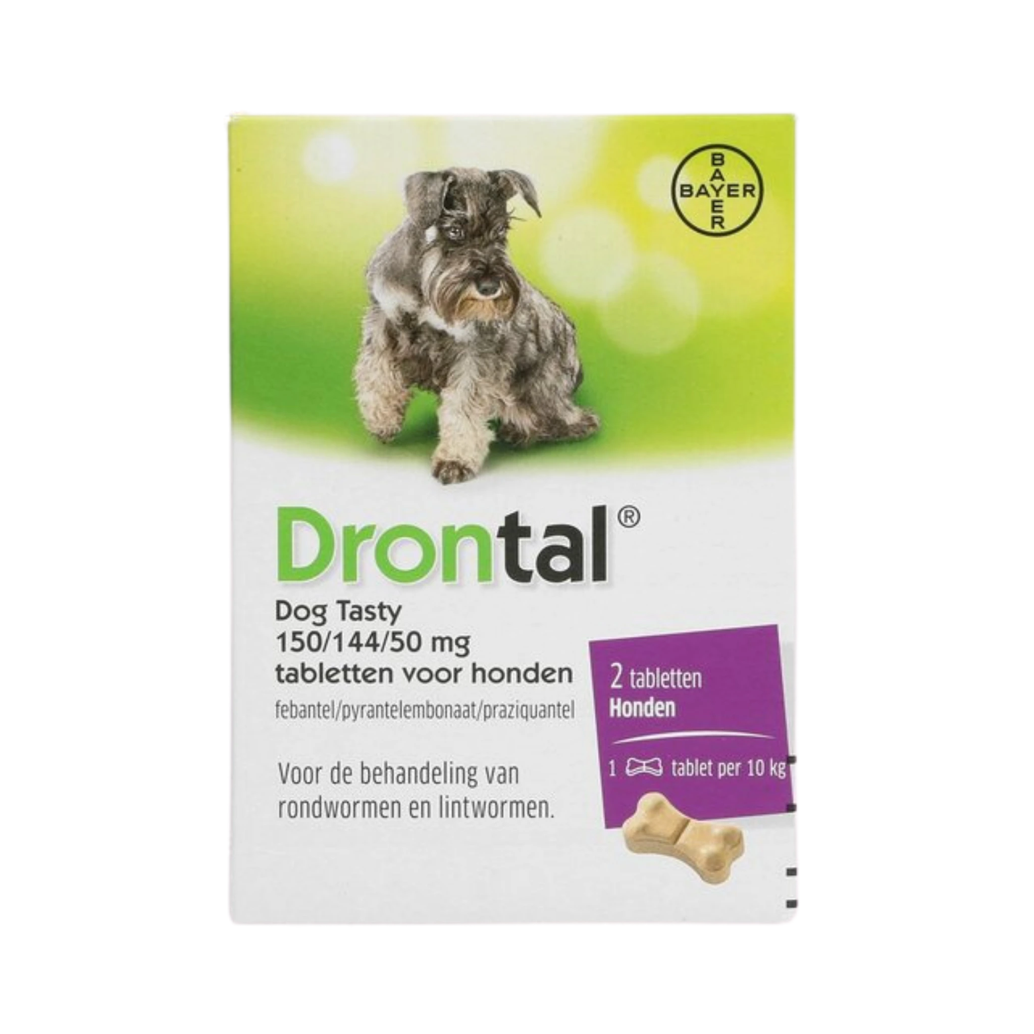 Dog Tasty Bone Tab Drontal Plus Drontal Tasty Drontal Bayer Dog