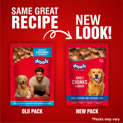 DROOLS ADULT CHIC CHUNKS OFFER GRAVY - Animeal