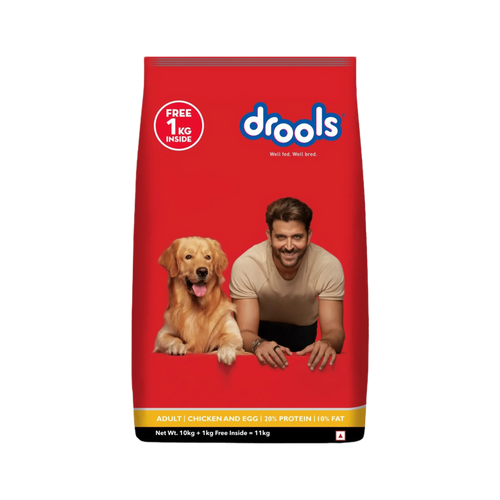 DROOLS ADULT CHIC & EGG DRY FOOD (XL) - Animeal