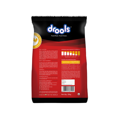 DROOLS ADULT CHIC & EGG DRY FOOD (XXL) - Animeal
