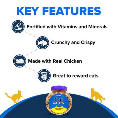 DROOLS CAT BISCUIT JAR - Animeal