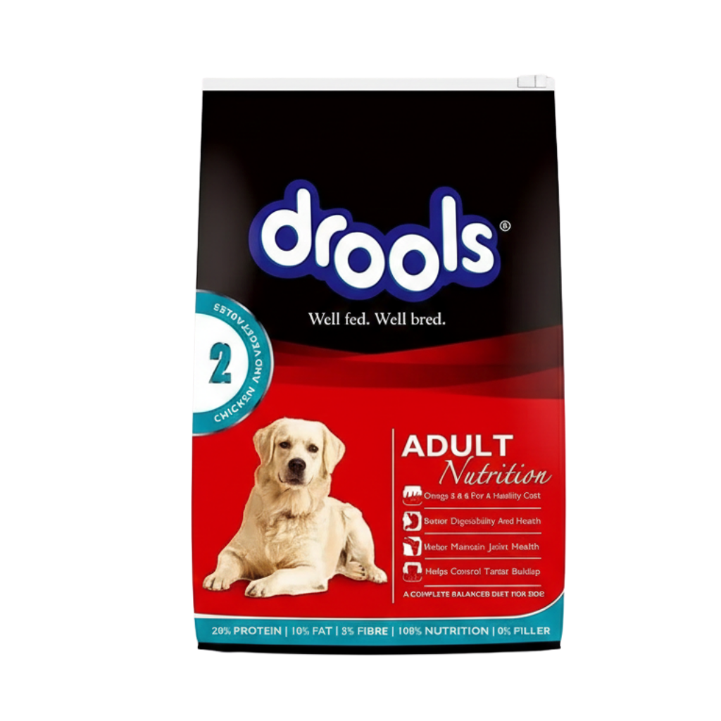 DROOLS CHIC & VEG ADULT DOG DRY FOOD (L) - Animeal