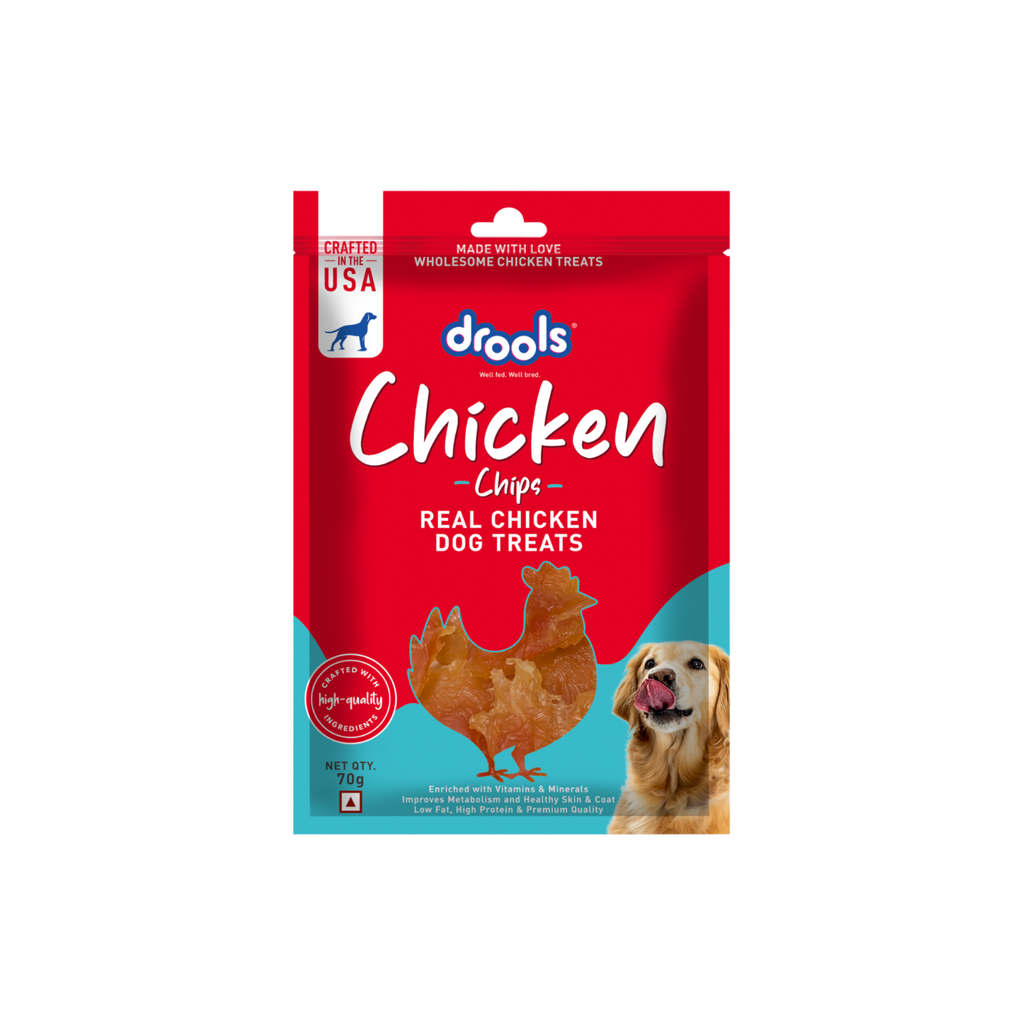 DROOLS CHICKEN CHIPS DOG TREAT - Animeal