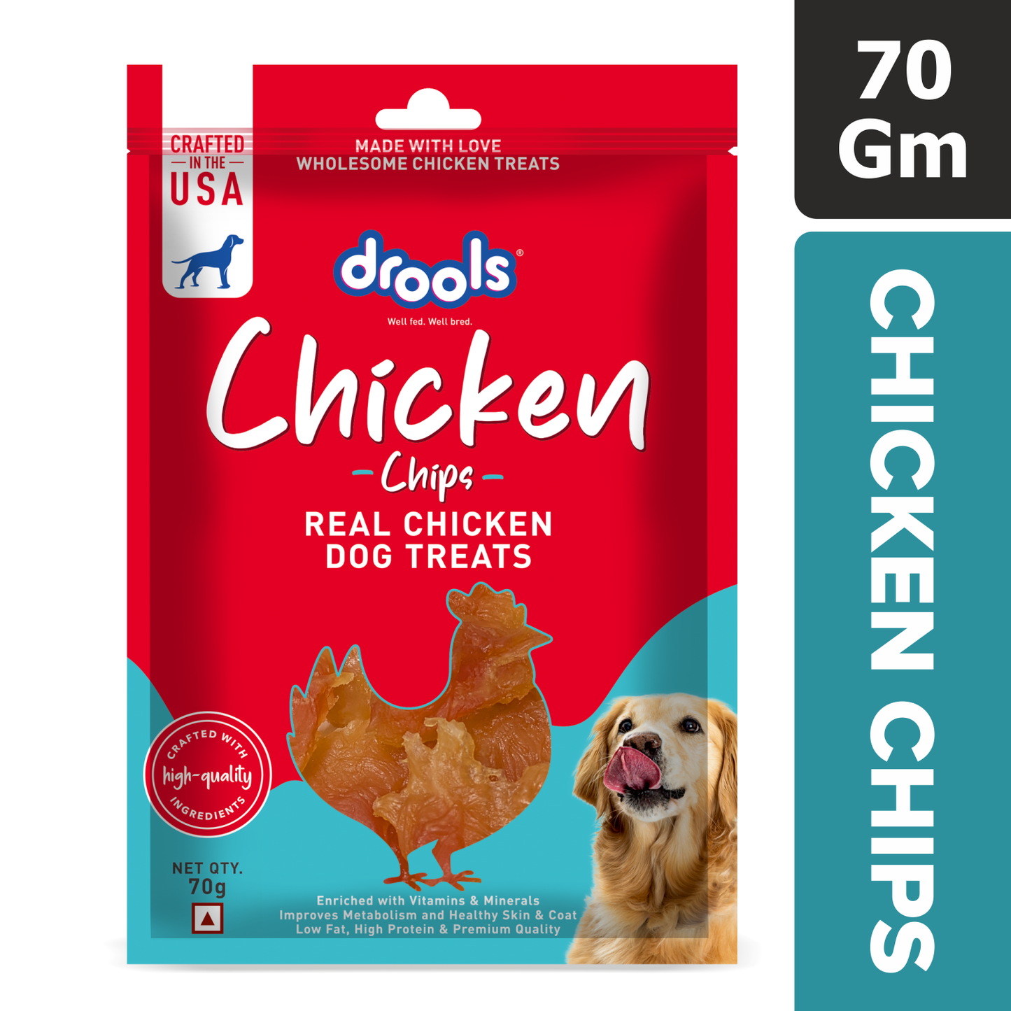 DROOLS CHICKEN CHIPS DOG TREAT - Animeal