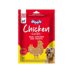 DROOLS CHICKEN COD ROLL DOG TREAT - Animeal