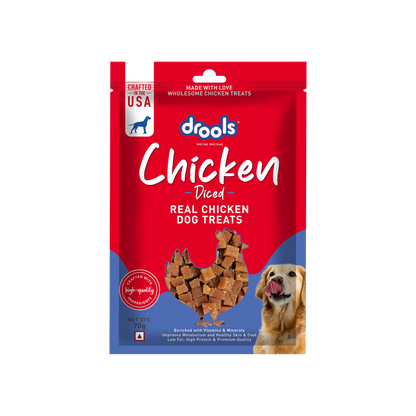 DROOLS CHICKEN DICED DOG TREAT - Animeal