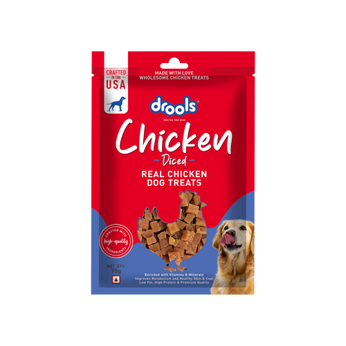 DROOLS CHICKEN DICED DOG TREAT - Animeal