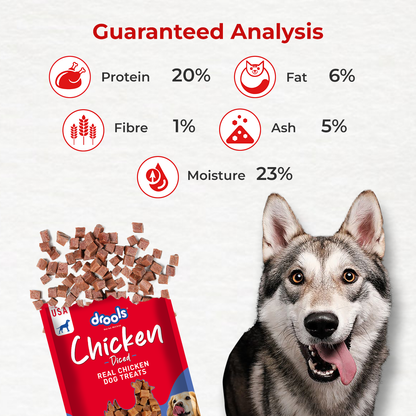 DROOLS CHICKEN DICED DOG TREAT - Animeal