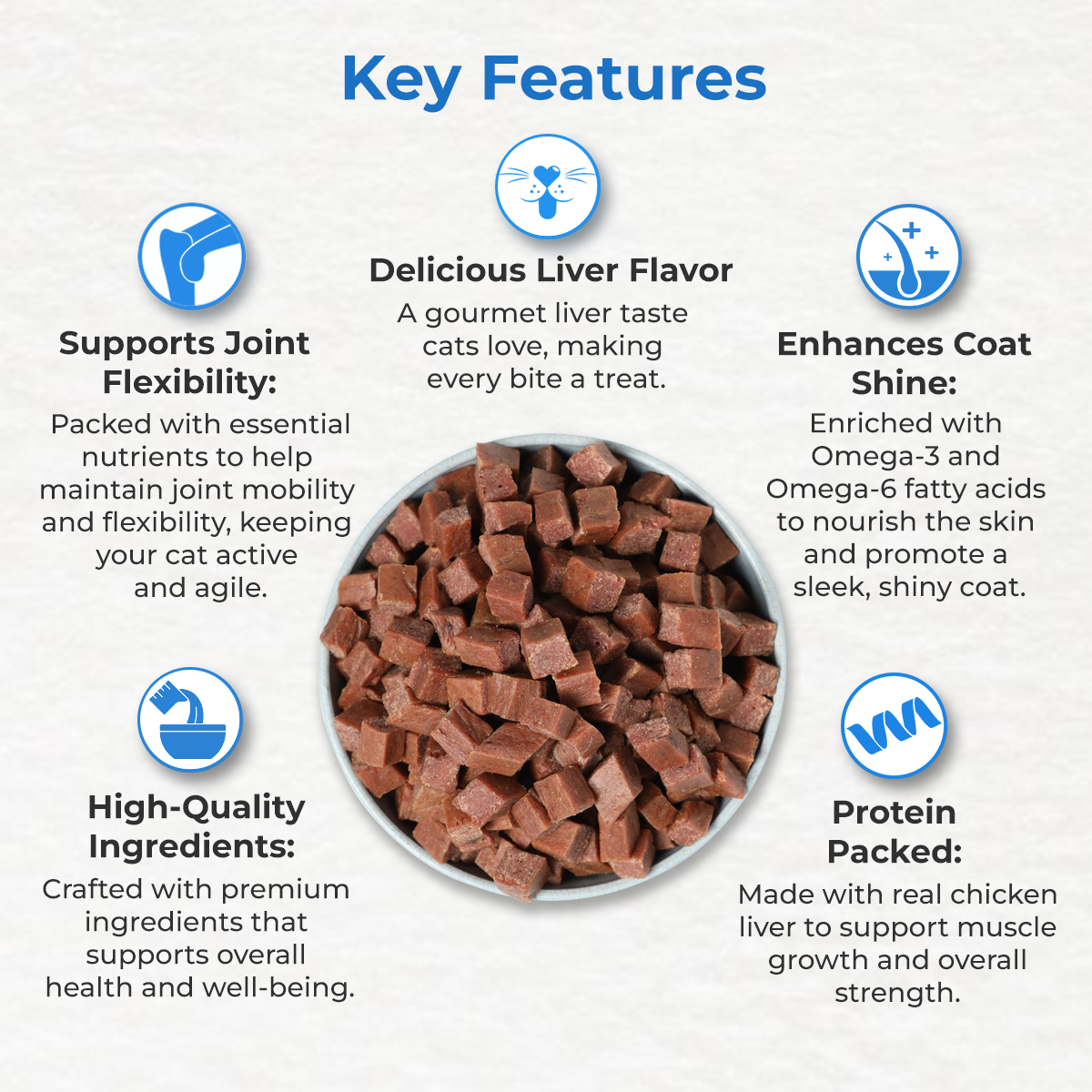 DROOLS CHICKEN LIVER DICE CAT TREAT - Animeal