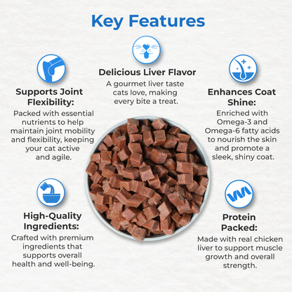 DROOLS CHICKEN LIVER DICE CAT TREAT - Animeal