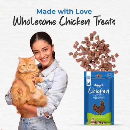 DROOLS CHICKEN LIVER DICE CAT TREAT - Animeal