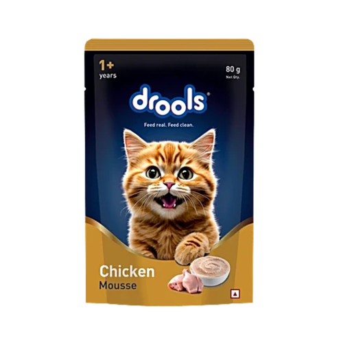 DROOLS CHICKEN MOUSSE CAT WET FOOD [80GM] - Animeal