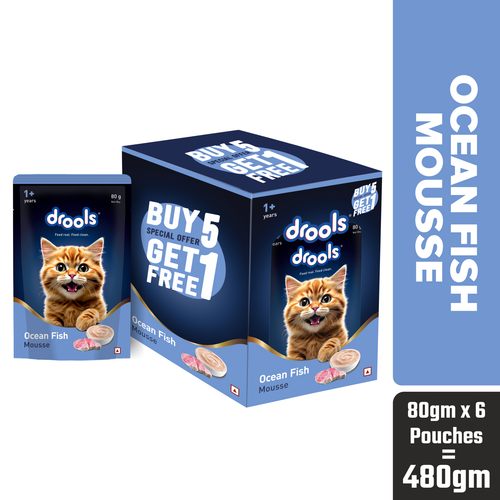 DROOLS OCEAN FISH MOUSSE CAT WET FOOD - Animeal