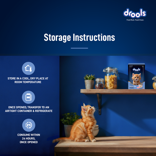 DROOLS OCEAN FISH MOUSSE KITTEN WET FOOD [80g] - Animeal