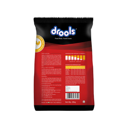 DROOLS PUPPY CHIC & EGG DRY FOOD (XXL) - Animeal