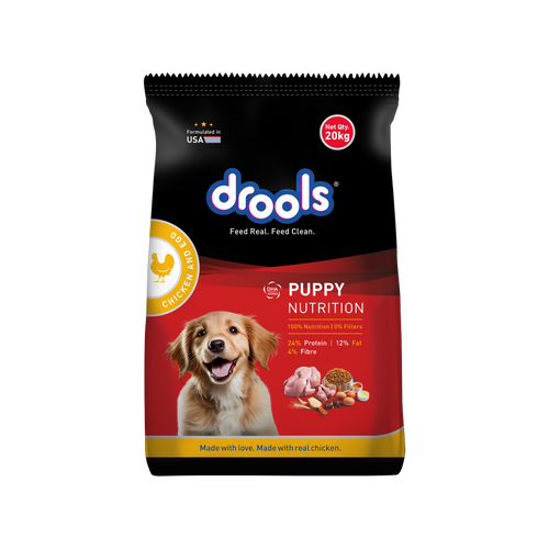 DROOLS PUPPY CHIC & EGG DRY FOOD (XXL) - Animeal