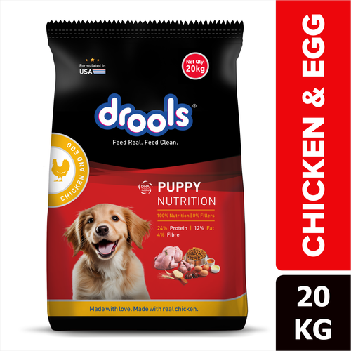 DROOLS PUPPY CHIC & EGG DRY FOOD (XXL) - Animeal