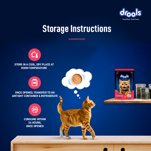 DROOLS SALMON MOUSSE KITTEN WET FOOD [80g] - Animeal