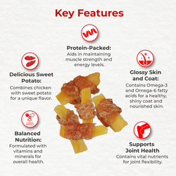 DROOLS SWEET POTATO TWINED DOG TREAT - Animeal