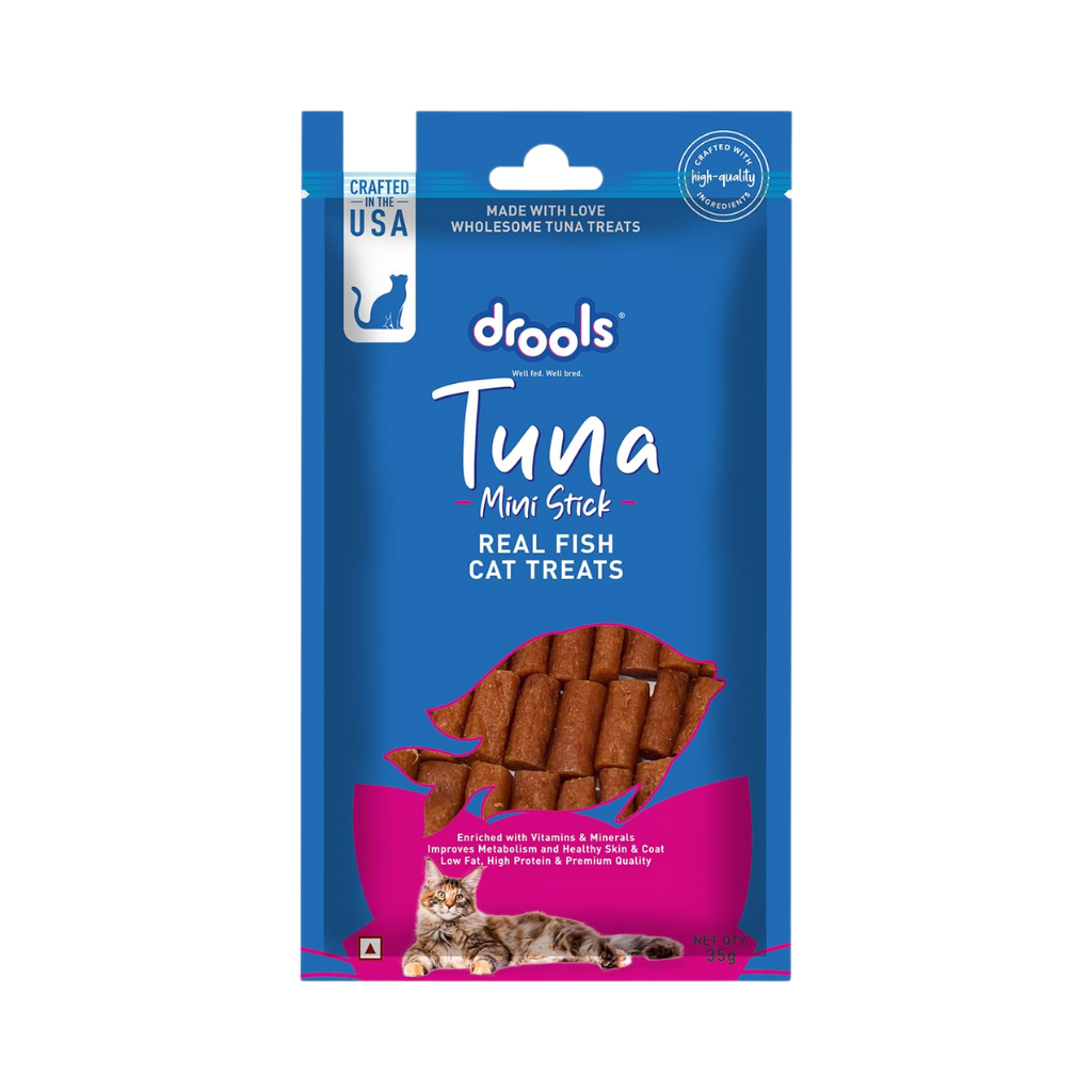 DROOLS TUNA MINI STICKS CAT TREAT - Animeal