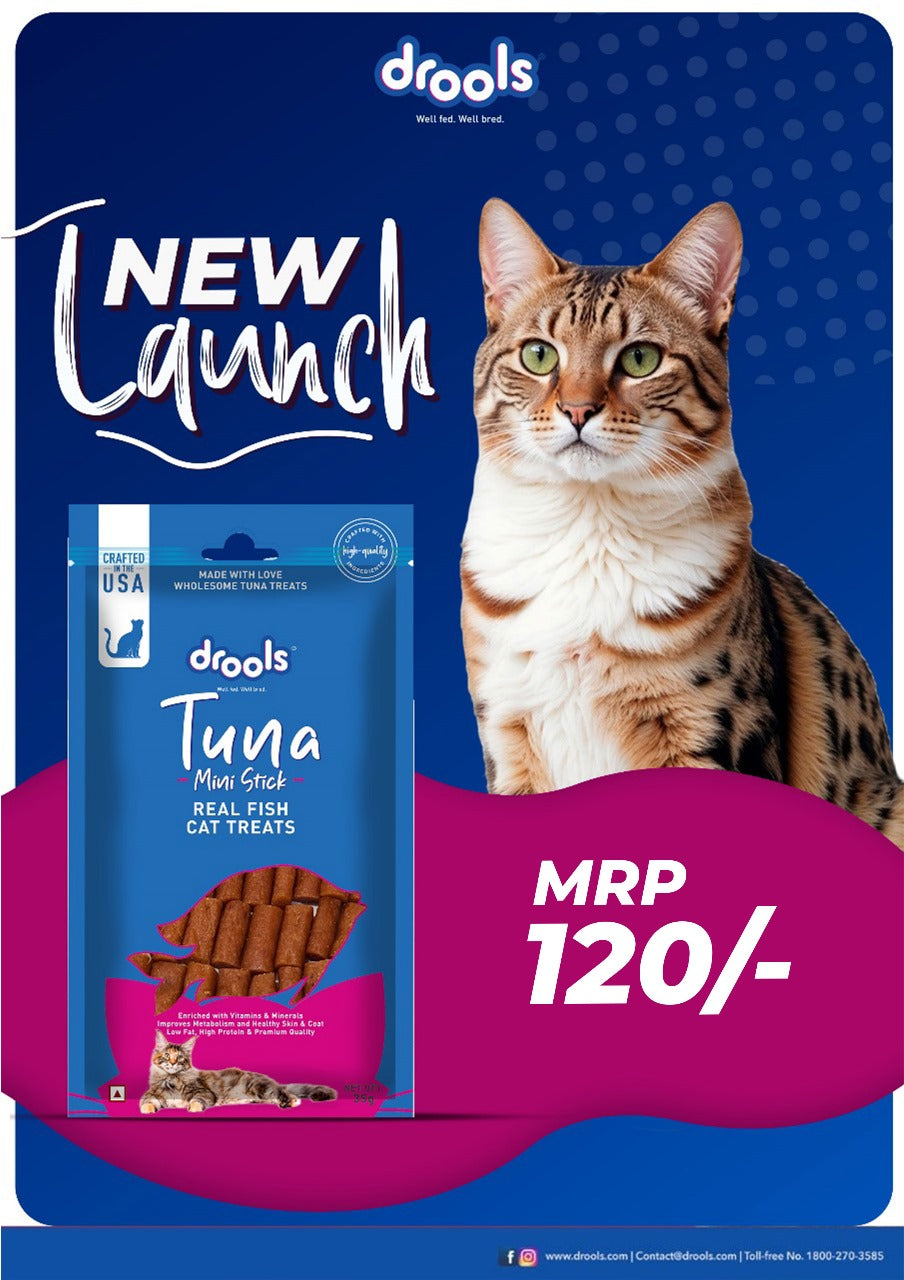 DROOLS TUNA MINI STICKS CAT TREAT - Animeal