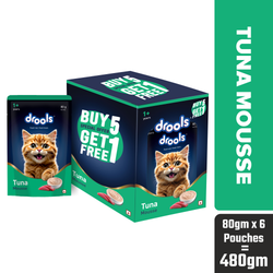 DROOLS TUNA MOUSSE CAT WET FOOD [80g] - Animeal