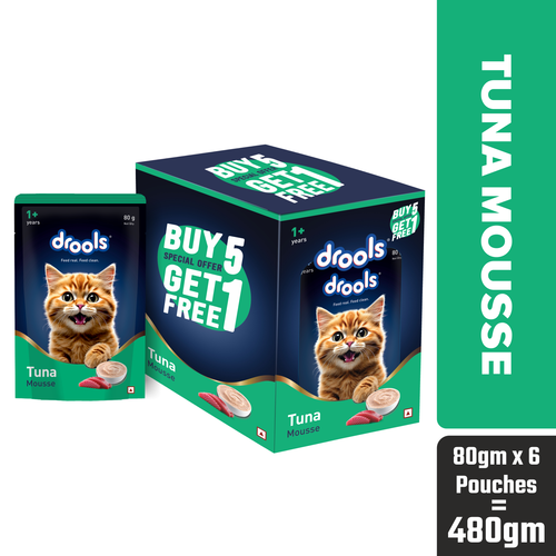 DROOLS TUNA MOUSSE CAT WET FOOD [80g] - Animeal