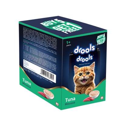 DROOLS TUNA MOUSSE CAT WET FOOD [80g] - Animeal