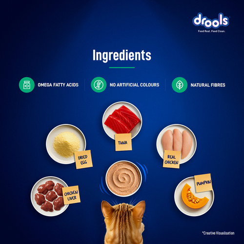 DROOLS TUNA MOUSSE CAT WET FOOD [80g] - Animeal