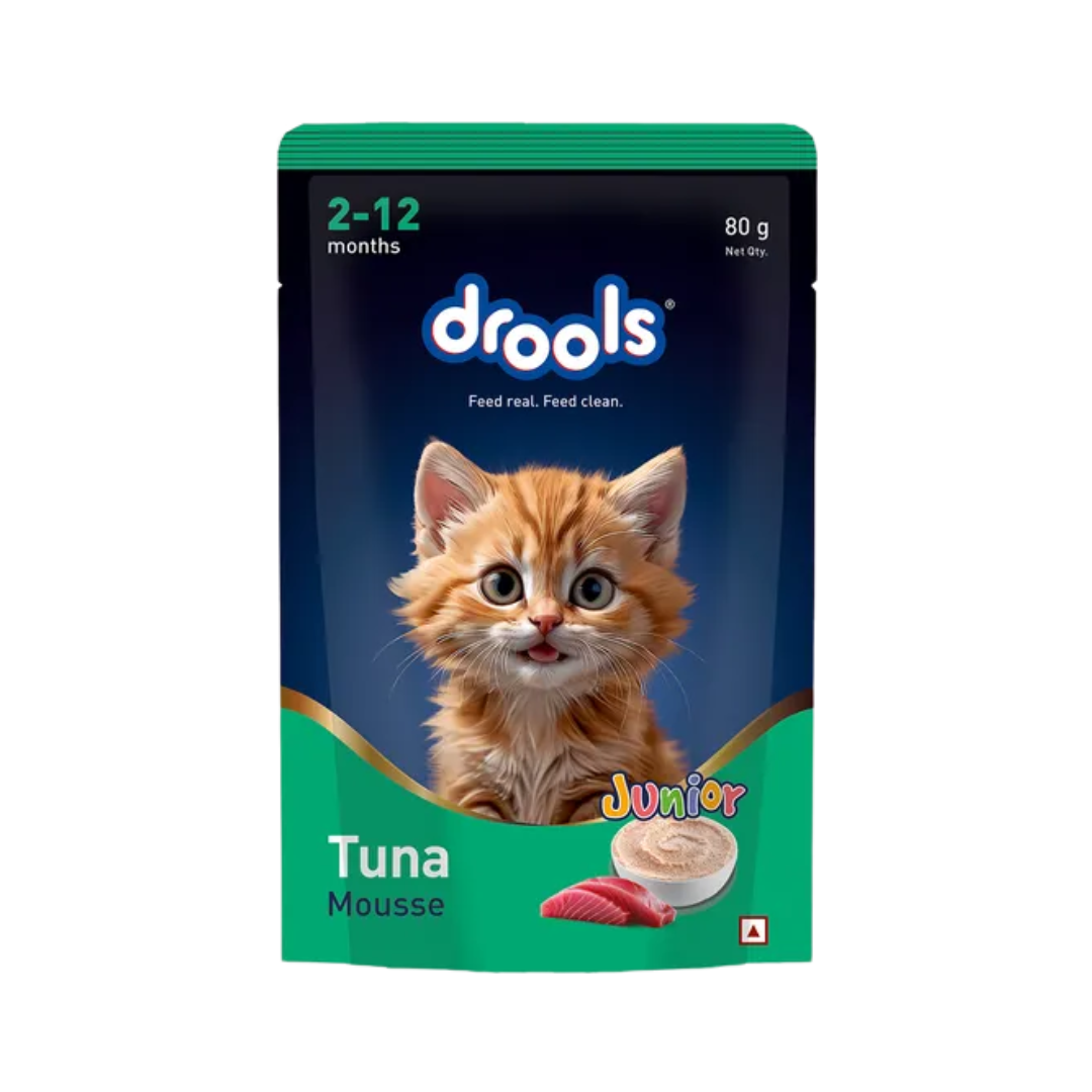 DROOLS TUNA MOUSSE KITTEN WET FOOD [80g] - Animeal