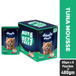 DROOLS TUNA MOUSSE KITTEN WET FOOD [80g] - Animeal