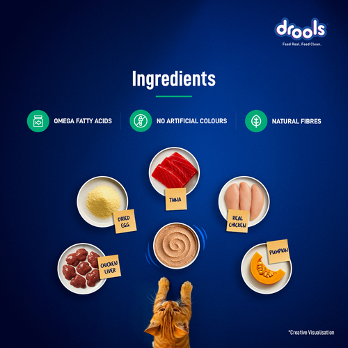 DROOLS TUNA MOUSSE KITTEN WET FOOD [80g] - Animeal