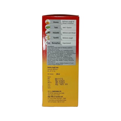 Dabur Honitus Cough Syrup for Dogs and Cats, 200ml - Animeal