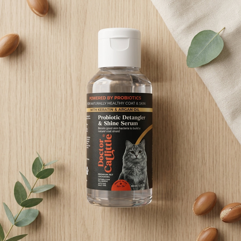 Doctor Catlittle Probiotic Detangler and Shine Serum for Cats - Animeal