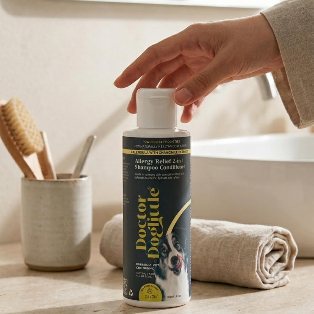 Doctor Doglittle Probiotic Allergy Relief  2-in-1 Shampoo Conditioner 200ml - Animeal