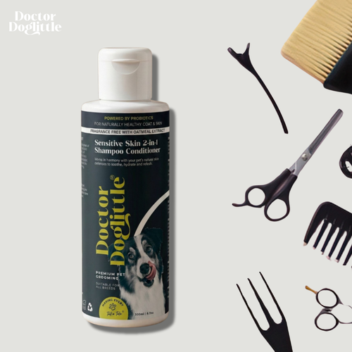 Doctor Doglittle Probiotic Sensitive Skin 2-in-1 Shampoo Conditioner - Animeal