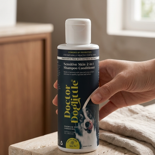 Doctor Doglittle Probiotic Sensitive Skin 2-in-1 Shampoo Conditioner - Animeal