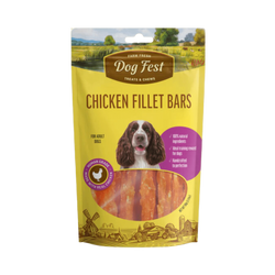 Dog Fest Chicken Fillet Bars Dog Treat 90g - Animeal