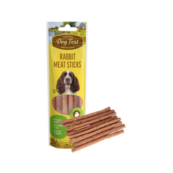 Dog Fest Meat Sticks Rabbit Dog Treat 45g - Animeal