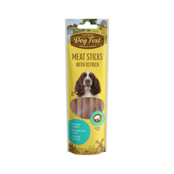 Dog Fest Meat Sticks with Ostrich Dog Treat 45g - Animeal