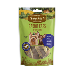 Dog Fest Rabbit Ears with Lamb Dog Treat 45g - Animeal
