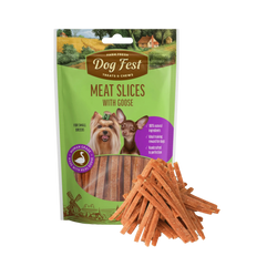 Dog Fest Slices with Goose Dog Treat 55g - Animeal