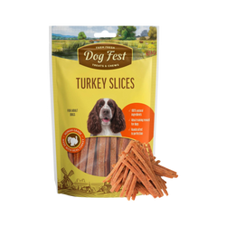 Dog Fest Turkey Slices Dog Treat 90g - Animeal