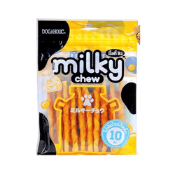 Dogaholic Milky Chew Cheese & Chicken Sticks, 10 Pieces - Animeal