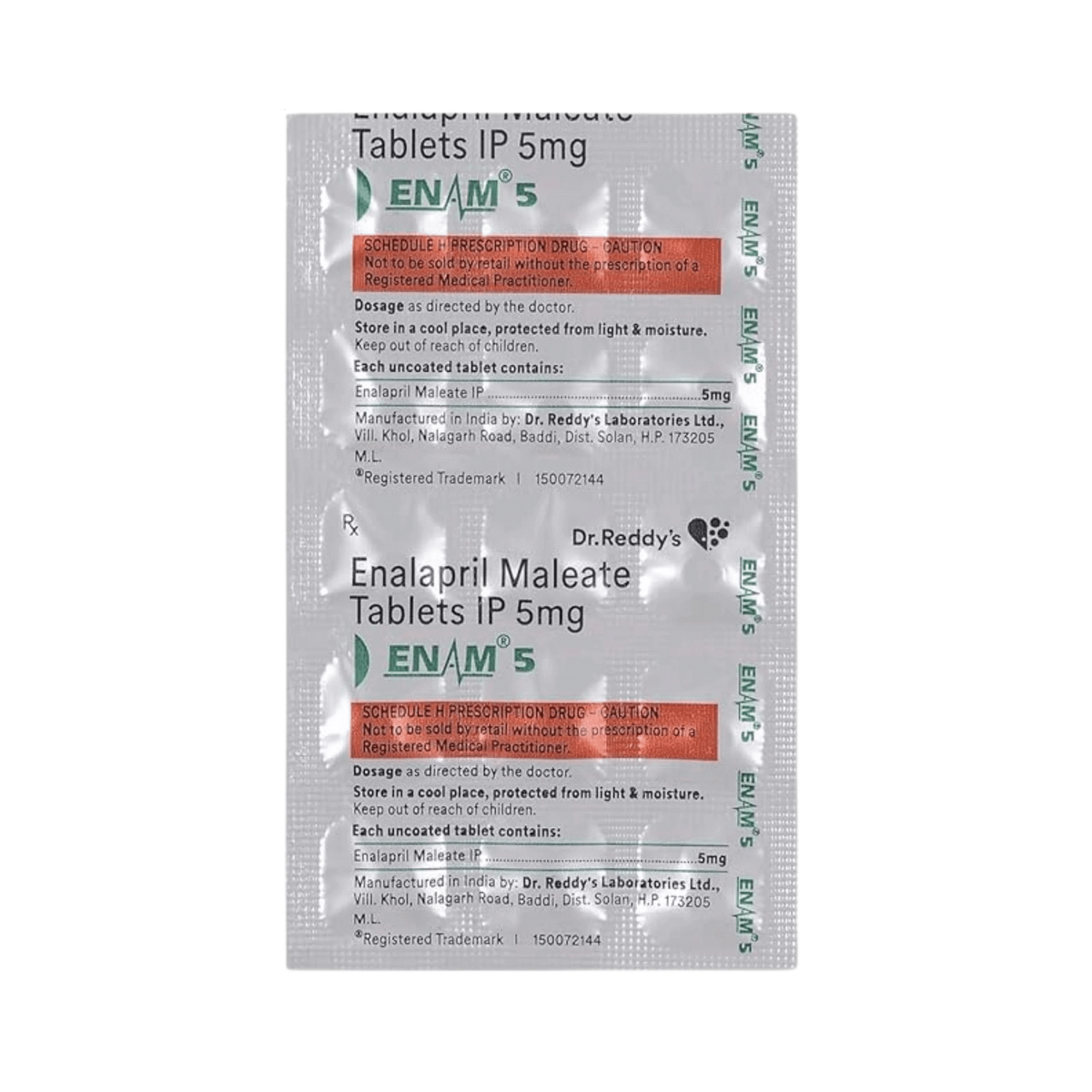 Dr. Reddy's Enam 5mg Tablet for Dogs and Cats, 15 Tablets - Animeal