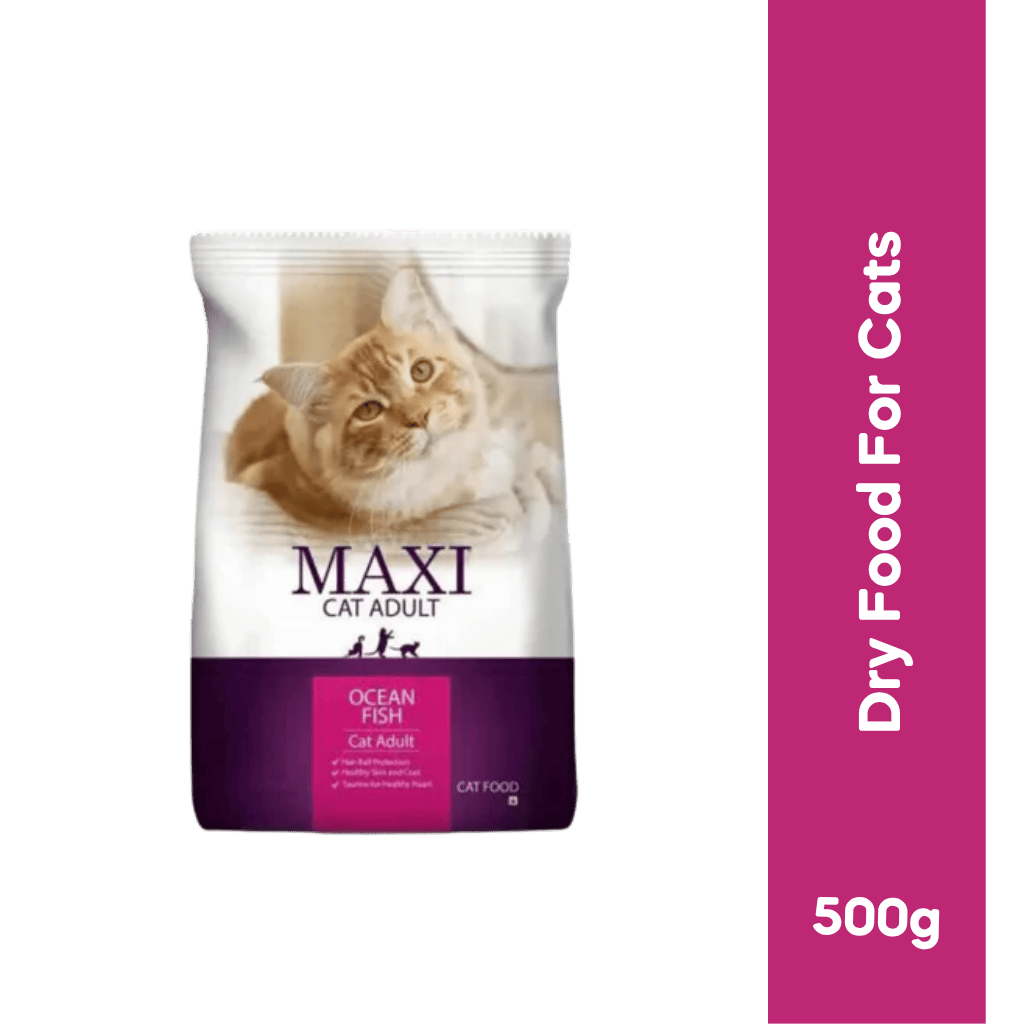 Drools Maxi Adult Ocean Fish Dry Cat Food, 500g - Animeal