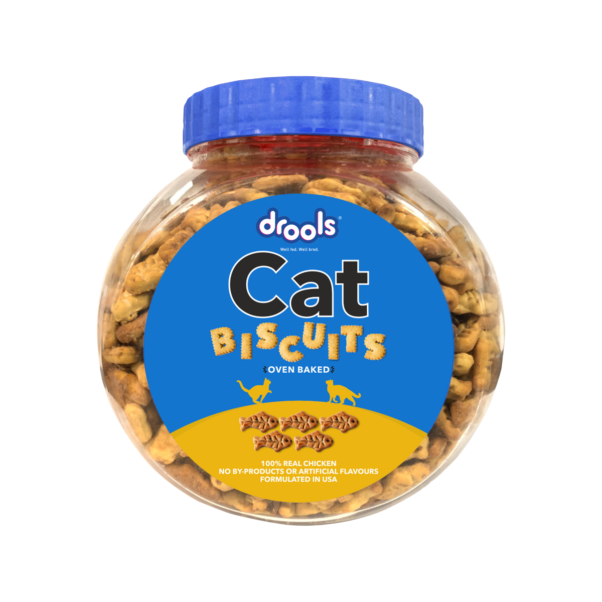 Drools Real Chicken Cat Biscuits 110g - Animeal