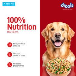 Drools Tetra Pack Real Chicken Turkey 350gm - Animeal