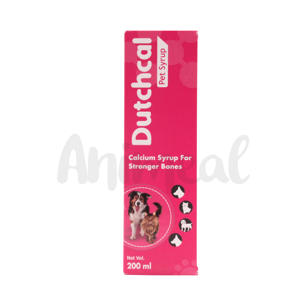 Dutchcal Syrup for Dogs and Cats, 200ml - Animeal