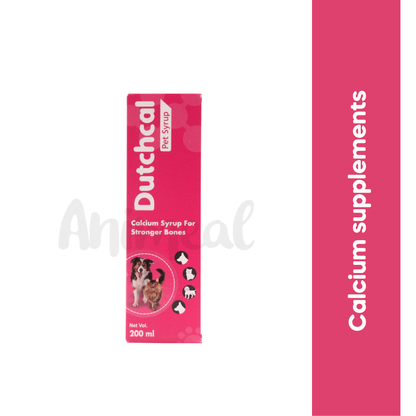 Dutchcal Syrup for Dogs and Cats, 200ml - Animeal